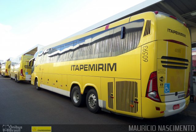 Viação Itapemirim 60593 na cidade de Belo Horizonte, Minas Gerais, Brasil, por Maurício Nascimento. Número da foto: #3409584.