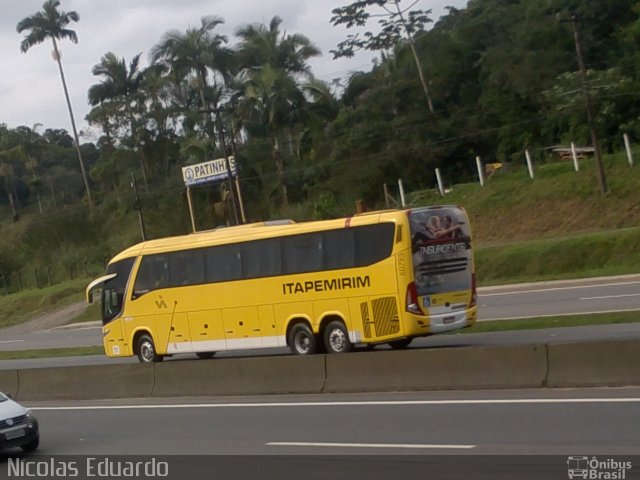 Viação Itapemirim 60795 na cidade de Joinville, Santa Catarina, Brasil, por Nícolas Eduardo. ID da foto: 3409606.