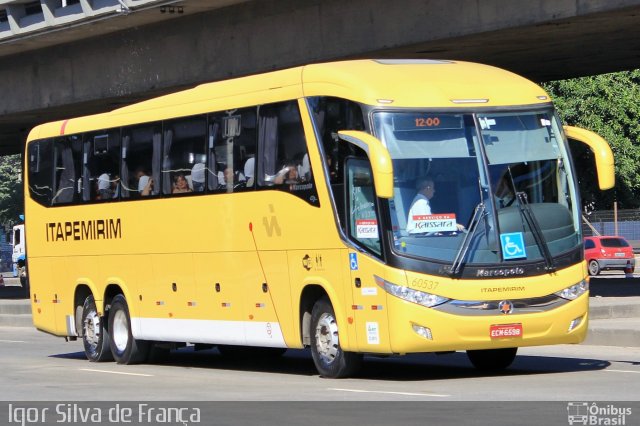 Viação Itapemirim 60537 na cidade de Rio de Janeiro, Rio de Janeiro, Brasil, por Igor Silva de França. ID da foto: 3409784.