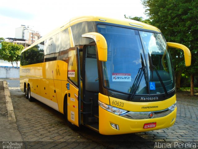 Viação Itapemirim 60633 na cidade de Ipatinga, Minas Gerais, Brasil, por Abner Pereira. ID da foto: 3411086.