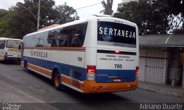 Viação Sertaneja 700 na cidade de Juiz de Fora, Minas Gerais, Brasil, por Adriano Duarte. Número da foto: #3409088.