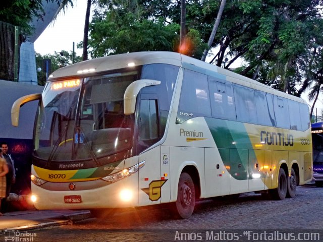 Empresa Gontijo de Transportes 18070 na cidade de Fortaleza, Ceará, Brasil, por Amós  Mattos. Número da foto: #3411422.
