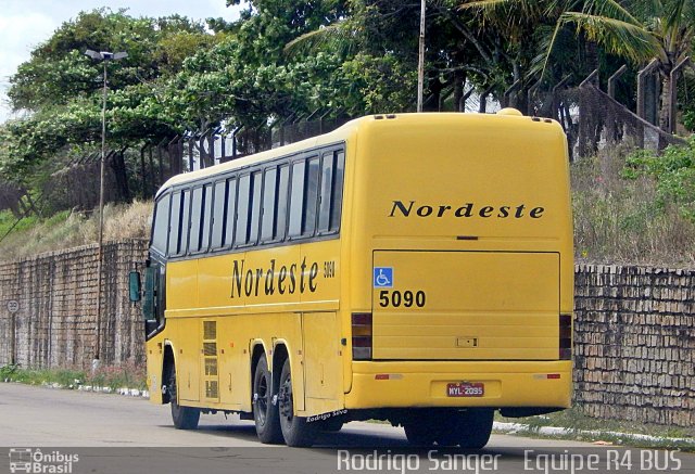 Viação Nordeste 5090 na cidade de Natal, Rio Grande do Norte, Brasil, por Rodrigo S. G Busólogo do Brasil. Número da foto: #3411159.