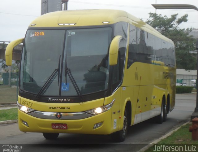 Viação Itapemirim 60573 na cidade de Vitória, Espírito Santo, Brasil, por J.  Luiz. Número da foto: #3412648.
