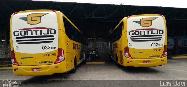 Empresa Gontijo de Transportes 7015 na cidade de Sobral, Ceará, Brasil, por Luis Davi. ID da foto: 3413803.