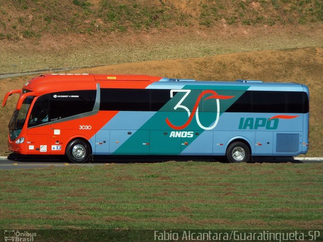 Viação Santana Iapó 3030 na cidade de Aparecida, São Paulo, Brasil, por Fabio Alcantara. ID da foto: 3416444.