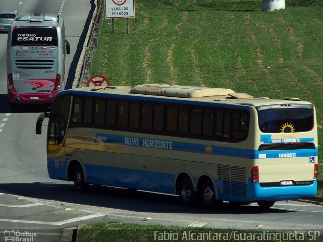 Viação Novo Horizonte 1008811 na cidade de Aparecida, São Paulo, Brasil, por Fabio Alcantara. Número da foto: #3416464.