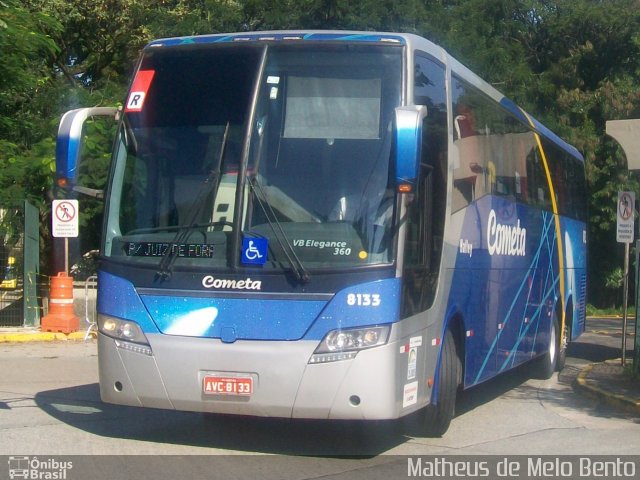 Viação Cometa 8133 na cidade de São Paulo, São Paulo, Brasil, por Matheus de Melo Bento. ID da foto: 3414698.