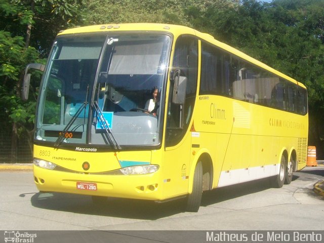 Viação Itapemirim 8803 na cidade de São Paulo, São Paulo, Brasil, por Matheus de Melo Bento. Número da foto: #3414660.