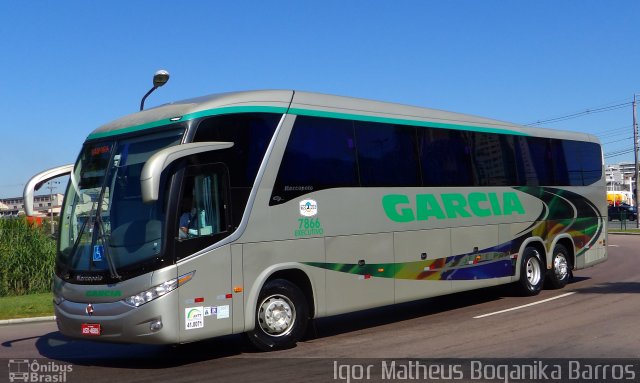 Viação Garcia 7866 na cidade de Curitiba, Paraná, Brasil, por Igor Matheus Boganika Barros. ID da foto: 3415656.