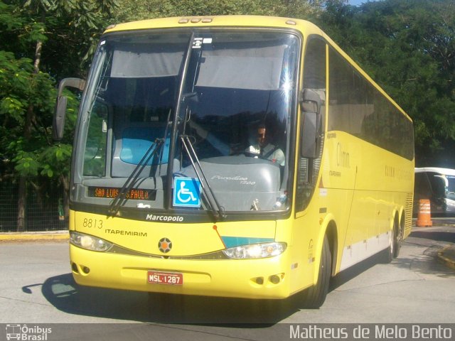 Viação Itapemirim 8813 na cidade de São Paulo, São Paulo, Brasil, por Matheus de Melo Bento. Número da foto: #3414739.