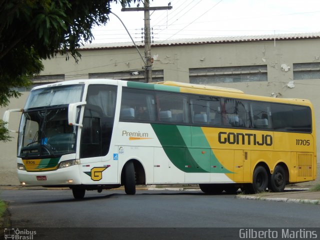 Empresa Gontijo de Transportes 11705 na cidade de Araxá, Minas Gerais, Brasil, por Gilberto Martins. ID da foto: 3417092.