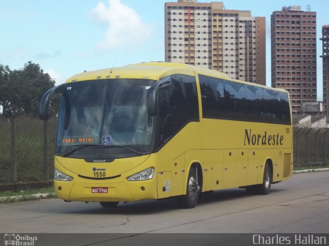 Viação Nordeste 1550 na cidade de Natal, Rio Grande do Norte, Brasil, por Charles Hallan. Número da foto: #3414818.