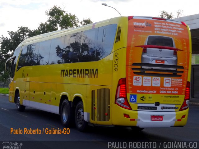 Viação Itapemirim 60509 na cidade de Brasília, Distrito Federal, Brasil, por Paulo Roberto de Morais Amorim. Número da foto: #3415397.