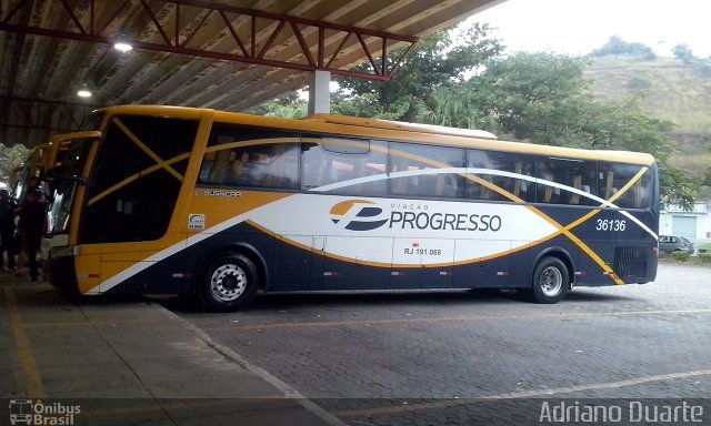Viação Progresso 36136 na cidade de Três Rios, Rio de Janeiro, Brasil, por Adriano Duarte. Número da foto: #3414570.