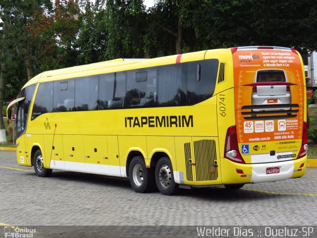 Viação Itapemirim 60741 na cidade de Queluz, São Paulo, Brasil, por Welder Dias. ID da foto: 3414367.