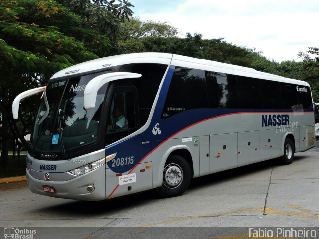 Viação Nasser 208115 na cidade de São Paulo, São Paulo, Brasil, por Fabio Pinheiro. ID da foto: 3416816.