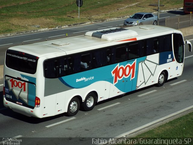 Auto Viação 1001 2814 na cidade de Aparecida, São Paulo, Brasil, por Fabio Alcantara. Número da foto: #3417184.