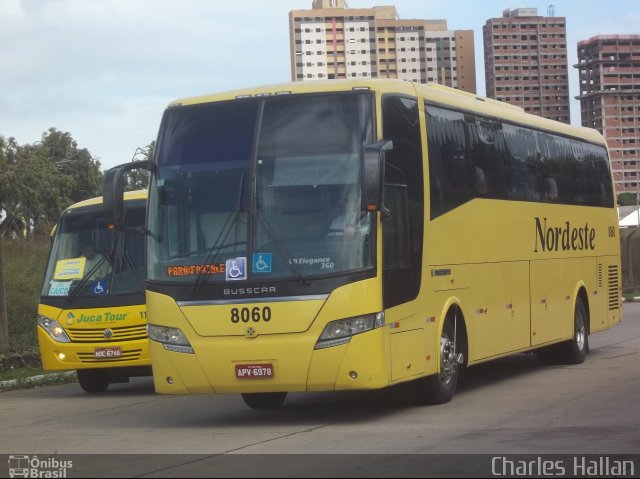 Viação Nordeste 8060 na cidade de Natal, Rio Grande do Norte, Brasil, por Charles Hallan. ID da foto: 3417650.