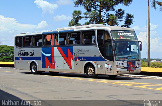 Expresso Maringá 5114 na cidade de Londrina, Paraná, Brasil, por Nathan Augusto. Número da foto: #3418101.