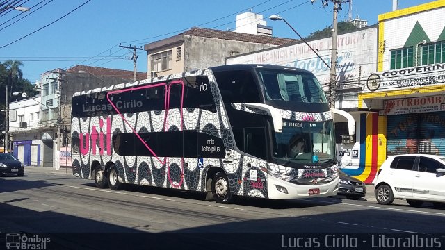 UTIL - União Transporte Interestadual de Luxo 11403 na cidade de Santos, São Paulo, Brasil, por Lucas Cirilo. Número da foto: #3419464.