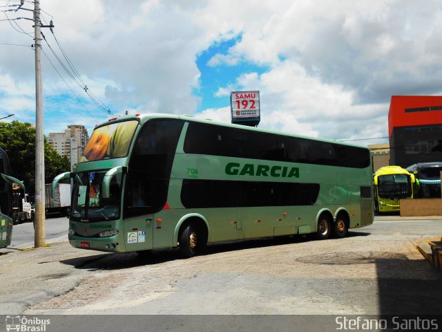 Viação Garcia 7136 na cidade de São Paulo, São Paulo, Brasil, por Stefano  Rodrigues dos Santos. ID da foto: 3418508.