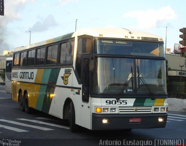 Empresa Gontijo de Transportes 9055 na cidade de Belo Horizonte, Minas Gerais, Brasil, por Antonio Eustaquio Toninho. ID da foto: 3417820.