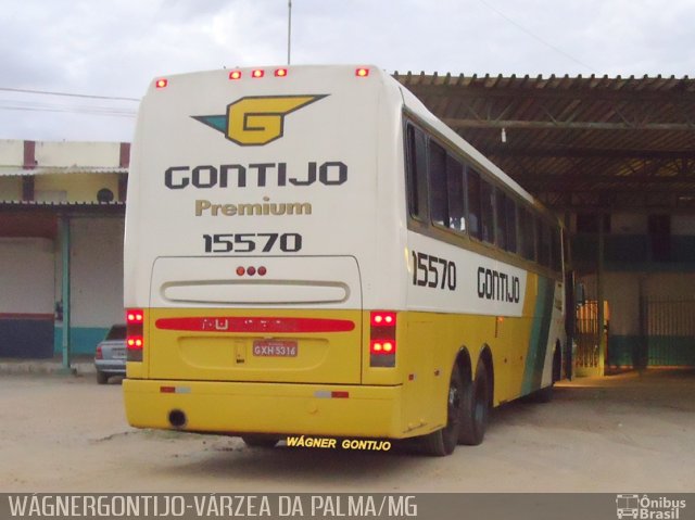Empresa Gontijo de Transportes 15570 na cidade de Várzea da Palma, Minas Gerais, Brasil, por Wagner Gontijo Várzea da Palma-mg. Número da foto: #3417292.