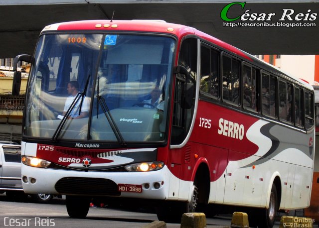 Viação Serro 1725 na cidade de Belo Horizonte, Minas Gerais, Brasil, por César Ônibus. Número da foto: #3419012.