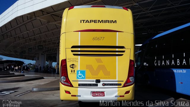Viação Itapemirim 60677-FROTA na cidade de Brasília, Distrito Federal, Brasil, por Marlon Mendes da Silva Souza. Número da foto: #3417520.