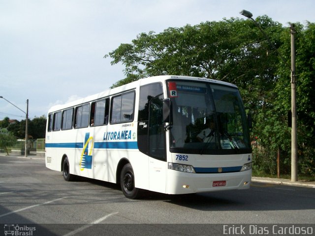 Litorânea Transportes Coletivos 7852 na cidade de São Paulo, São Paulo, Brasil, por Erick Dias. ID da foto: 3421389.