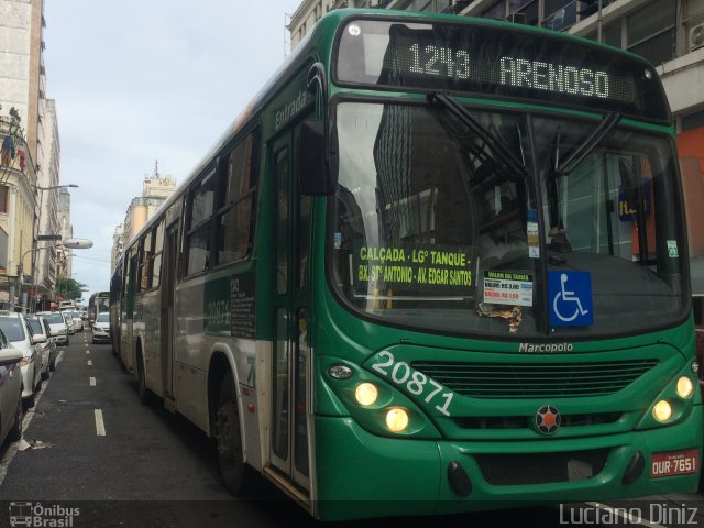 OT Trans - Ótima Salvador Transportes 20871 na cidade de Salvador, Bahia, Brasil, por Luciano Diniz. Número da foto: #3420739.