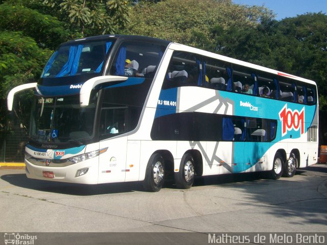 Auto Viação 1001 RJ 108.401 na cidade de São Paulo, São Paulo, Brasil, por Matheus de Melo Bento. Número da foto: #3421833.