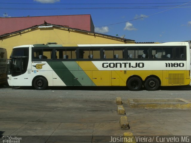 Empresa Gontijo de Transportes 11180 na cidade de Curvelo, Minas Gerais, Brasil, por Josimar Vieira. ID da foto: 3421443.