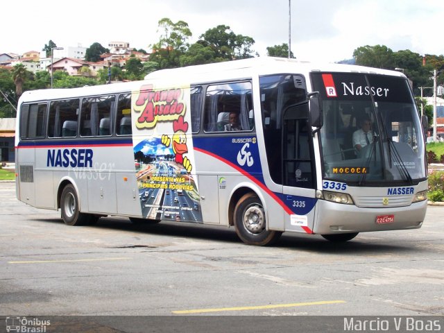 Viação Nasser 3335 na cidade de Poços de Caldas, Minas Gerais, Brasil, por Marcio V Boas. Número da foto: #3421044.