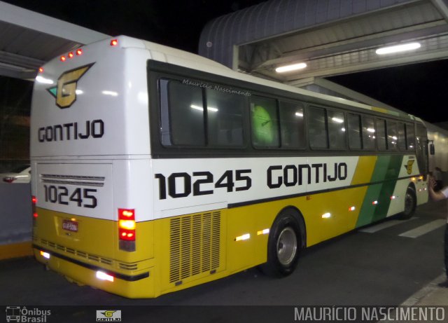 Empresa Gontijo de Transportes 10245 na cidade de Belo Horizonte, Minas Gerais, Brasil, por Maurício Nascimento. ID da foto: 3421966.