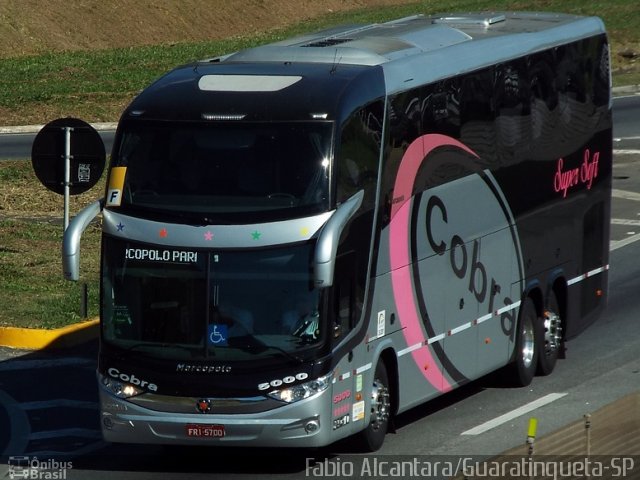 Cobra Viagens e Turismo 5000 na cidade de Aparecida, São Paulo, Brasil, por Fabio Alcantara. Número da foto: #3421630.