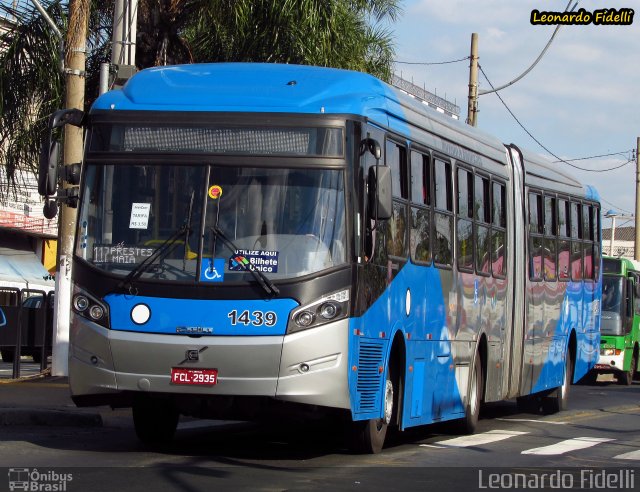 VB Transportes e Turismo 1439 na cidade de Campinas, São Paulo, Brasil, por Leonardo Fidelli. Número da foto: #3420015.