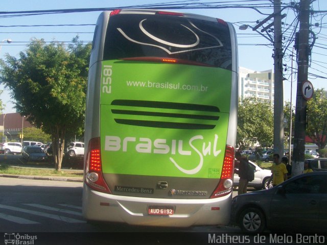 Brasil Sul Linhas Rodoviárias 2581 na cidade de São Paulo, São Paulo, Brasil, por Matheus de Melo Bento. Número da foto: #3421917.