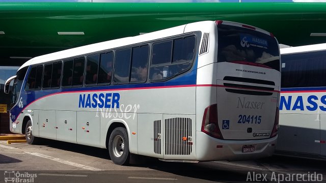 Viação Nasser 204115 na cidade de Mogi Mirim, São Paulo, Brasil, por Alex Aparecido. Número da foto: #3420768.