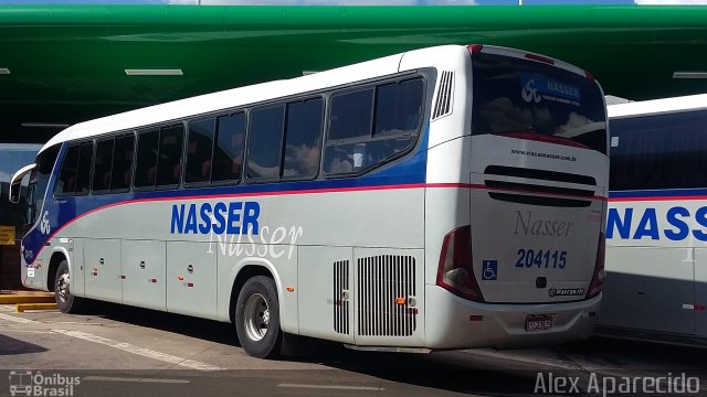 Viação Nasser 204115 na cidade de Mogi Mirim, São Paulo, Brasil, por Alex Aparecido. ID da foto: 3420768.