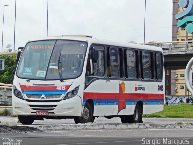 Transporte Tropical 4015 na cidade de Aracaju, Sergipe, Brasil, por Sergio Marques . ID da foto: 3420234.