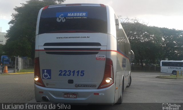 Viação Nasser 223115 na cidade de São Paulo, São Paulo, Brasil, por Luciano Ferreira da Silva. Número da foto: #3420392.