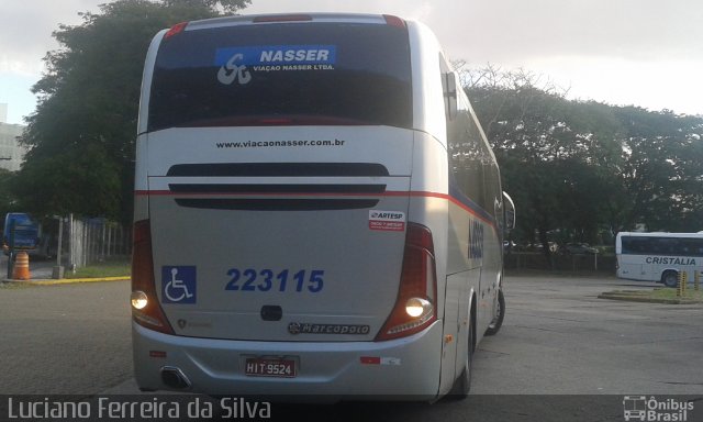 Viação Nasser 223115 na cidade de São Paulo, São Paulo, Brasil, por Luciano Ferreira da Silva. ID da foto: 3420392.