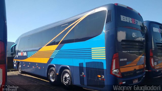 Breda Transportes e Serviços 3510 na cidade de São José dos Campos, São Paulo, Brasil, por Agnaldo Penides. Número da foto: #3422028.