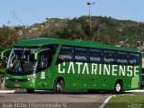 Auto Viação Catarinense 3304 na cidade de Florianópolis, Santa Catarina, Brasil, por João Victor. ID da foto: :id.