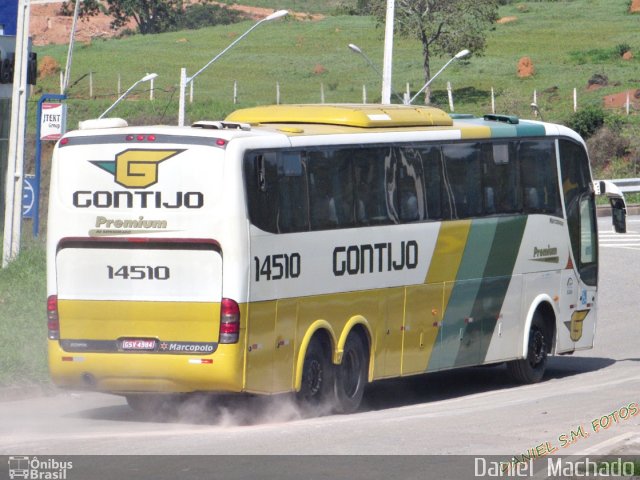 Empresa Gontijo de Transportes 14510 na cidade de Perdões, Minas Gerais, Brasil, por Daniel  Machado. Número da foto: #3471187.