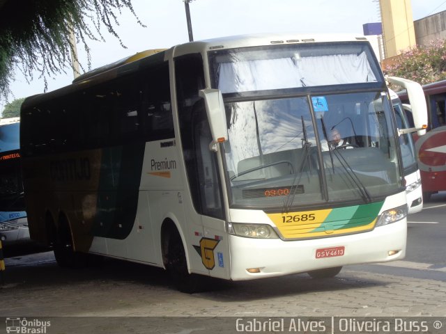 Empresa Gontijo de Transportes 12685 na cidade de Belo Horizonte, Minas Gerais, Brasil, por Gabriel Oliveira. Número da foto: #3470299.