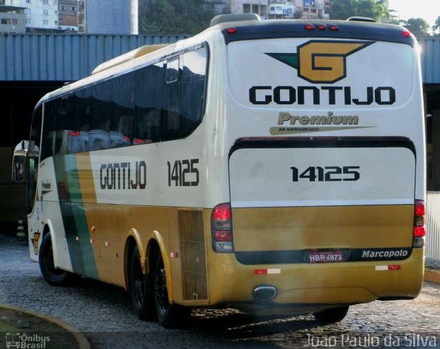 Empresa Gontijo de Transportes 14125 na cidade de Juiz de Fora, Minas Gerais, Brasil, por João Paulo da Silva. ID da foto: 3470612.