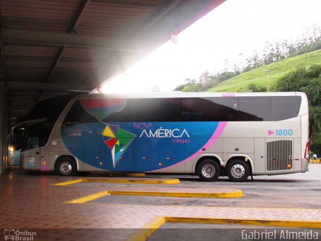 Nova América Turismo 1800 na cidade de Queluz, São Paulo, Brasil, por Gabriel Almeida. Número da foto: #3469856.